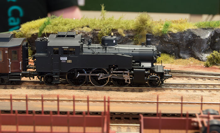 NMJ-model af norsk damplokomotiv